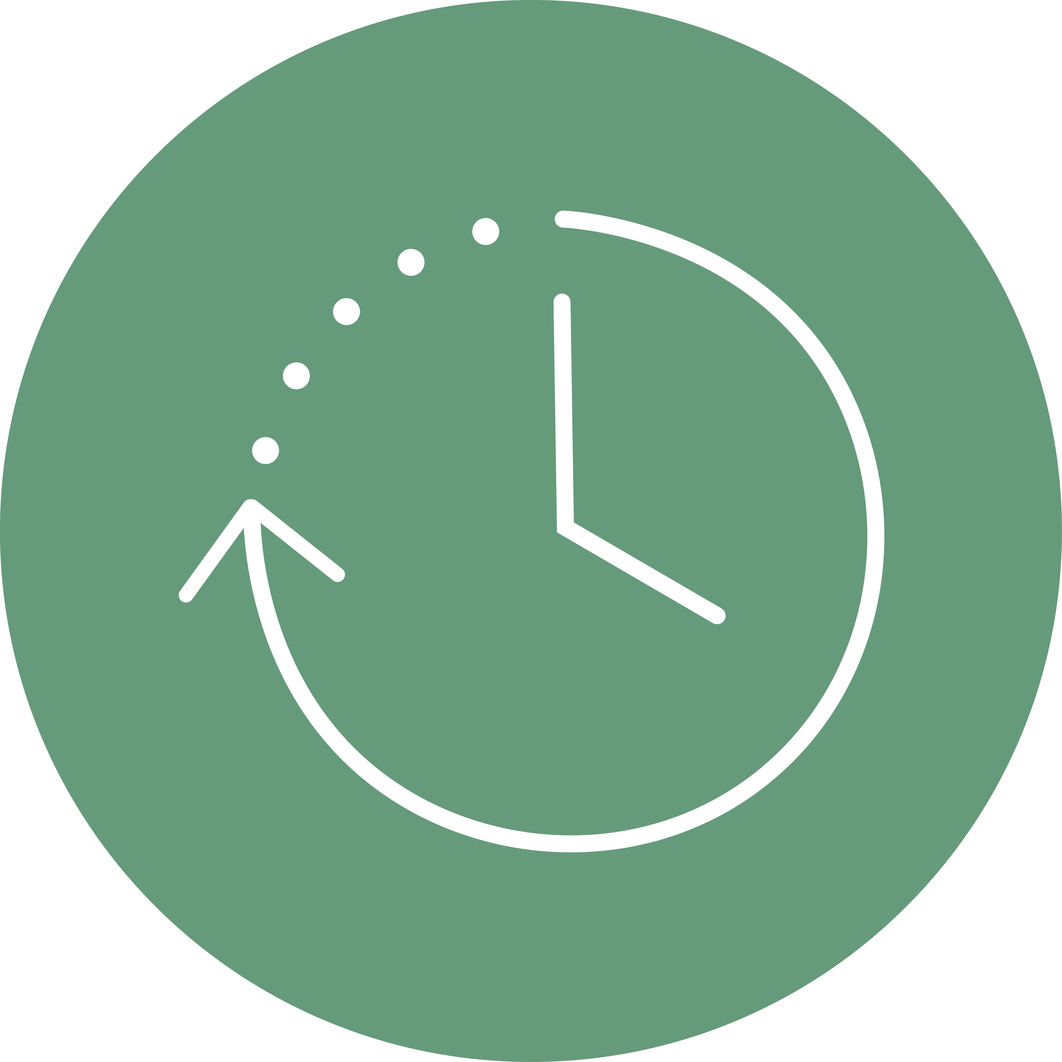 Image symbolique Temps de travail: cercle censé symboliser une horloge avec une aiguille